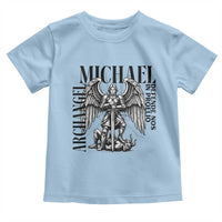 Saint Michael Archangel Defende Nos In Proelio Toddler T Shirt Christian Faith Gift