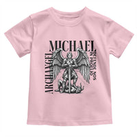 Saint Michael Archangel Defende Nos In Proelio Toddler T Shirt Christian Faith Gift
