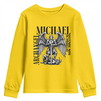 Saint Michael Archangel Defende Nos In Proelio Youth Sweatshirt Christian Faith Gift