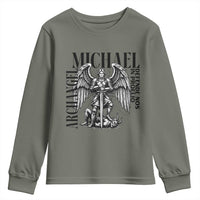 Saint Michael Archangel Defende Nos In Proelio Youth Sweatshirt Christian Faith Gift