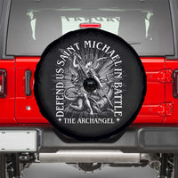 Saint Michael Defend Us In Battle Spare Tire Cover Catholic Protection Gift