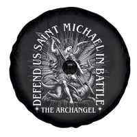 Saint Michael Defend Us In Battle Spare Tire Cover Catholic Protection Gift