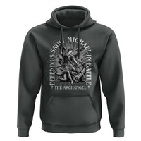 Saint Michael Defend Us In Battle Hoodie Catholic Protection Gift