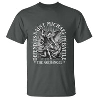 Saint Michael Defend Us In Battle T Shirt Catholic Protection Gift