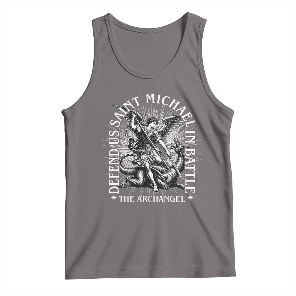 Saint Michael Defend Us In Battle Tank Top Catholic Protection Gift