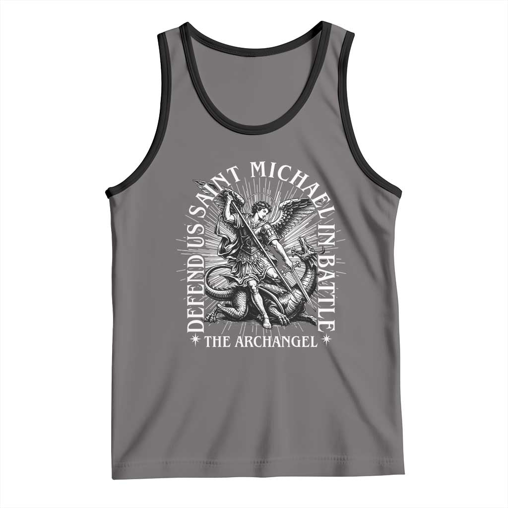 Saint Michael Defend Us In Battle Tank Top Catholic Protection Gift