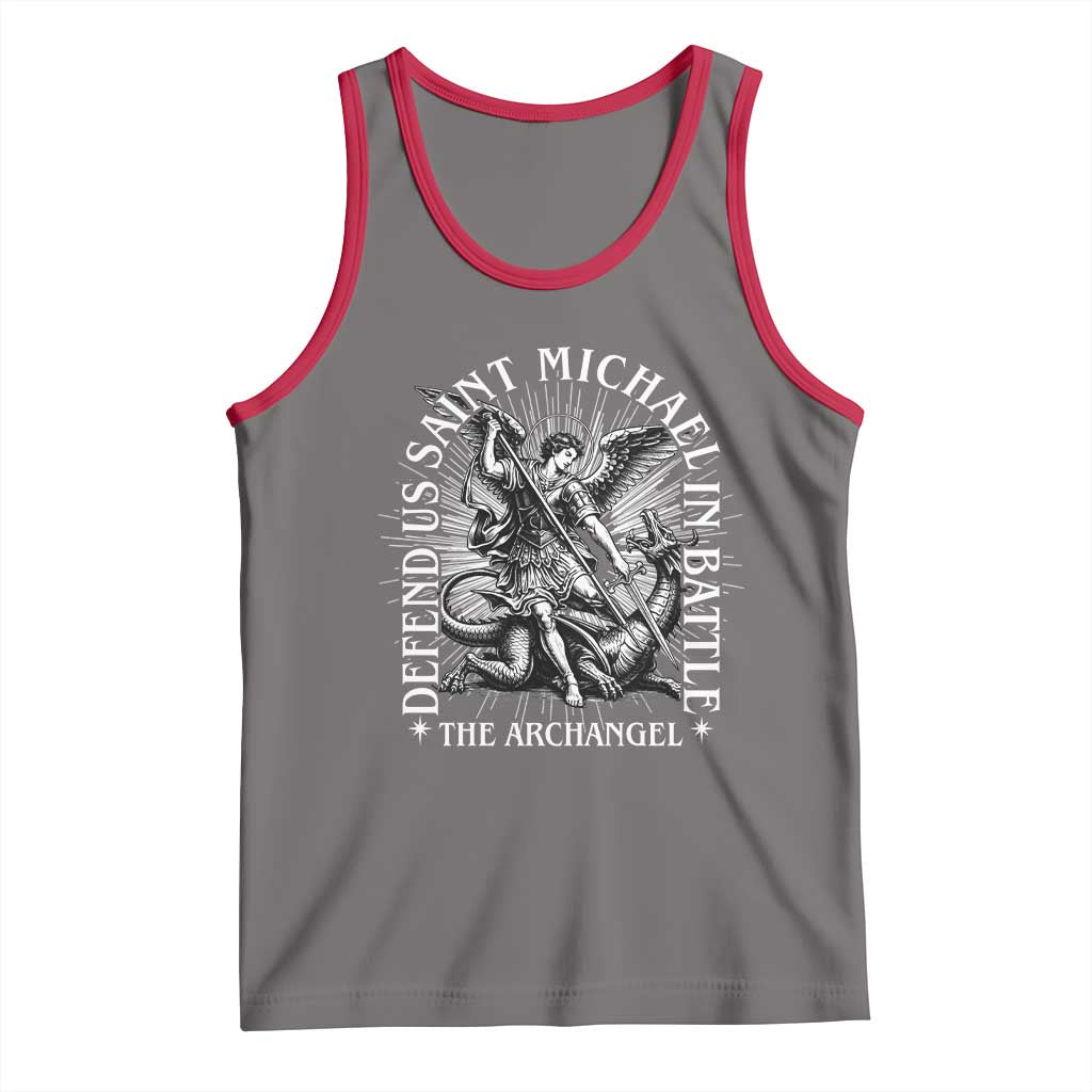 Saint Michael Defend Us In Battle Tank Top Catholic Protection Gift