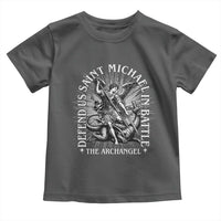 Saint Michael Defend Us In Battle Toddler T Shirt Catholic Protection Gift