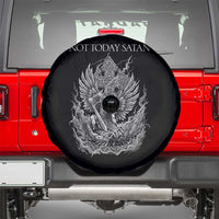 Not Today Satan Spare Tire Cover Saint Michael Fights Evil