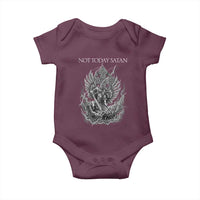 Not Today Satan Baby Onesie Saint Michael Fights Evil