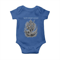 Not Today Satan Baby Onesie Saint Michael Fights Evil