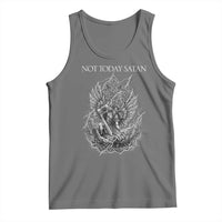 Not Today Satan Tank Top Saint Michael Fights Evil