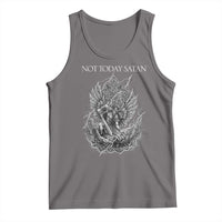 Not Today Satan Tank Top Saint Michael Fights Evil