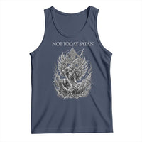 Not Today Satan Tank Top Saint Michael Fights Evil