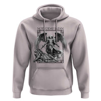Funny Saint Michael Defeating Satan Hoodie Not Today Satan