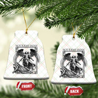 Funny Saint Michael Defeating Satan Ceramic Ornament Not Today Satan