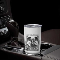 Funny Saint Michael Defeating Satan Tumbler Cup Not Today Satan
