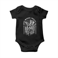 Vintage Saint Michael Archangel Protect Us Prayer Baby Onesie