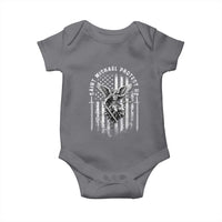 Vintage Saint Michael Archangel Protect Us Prayer Baby Onesie