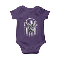 Vintage Saint Michael Archangel Protect Us Prayer Baby Onesie