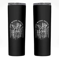 Vintage Saint Michael Archangel Protect Us Prayer Skinny Tumbler