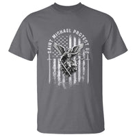 Vintage Saint Michael Archangel Protect Us Prayer T Shirt