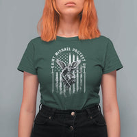 Vintage Saint Michael Archangel Protect Us Prayer T Shirt For Women