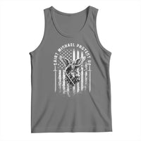 Vintage Saint Michael Archangel Protect Us Prayer Tank Top
