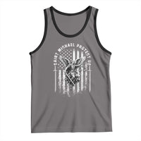Vintage Saint Michael Archangel Protect Us Prayer Tank Top