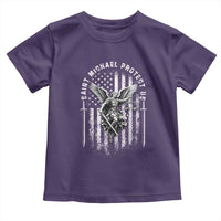 Vintage Saint Michael Archangel Protect Us Prayer Toddler T Shirt