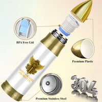 Vintage Catholic Saint Michael Protect Us Bullet Tumbler Religious Gift