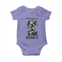 Do Not Make Peace With Evil Baby Onesie Archangel Saint Michael