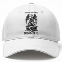 Do Not Make Peace With Evil Baseball Cap Archangel Saint Michael