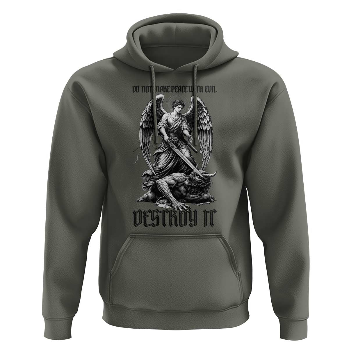 Do Not Make Peace With Evil Hoodie Archangel Saint Michael