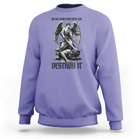 Do Not Make Peace With Evil Sweatshirt Archangel Saint Michael