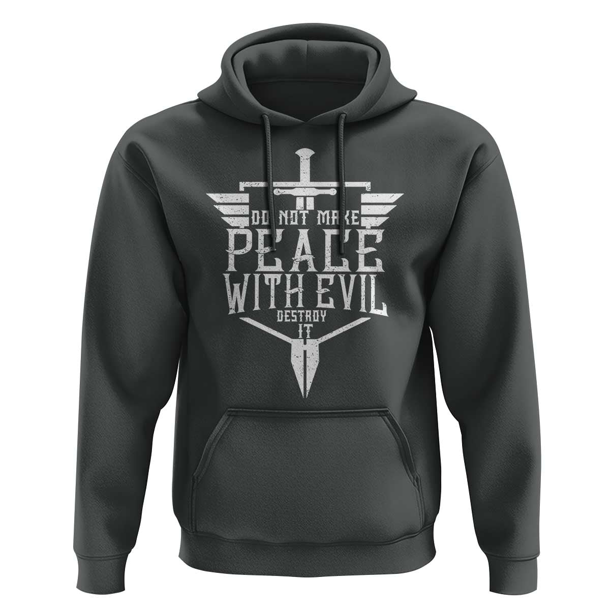 Do Not Make Peace With Evil Hoodie Catholic Protection Gift