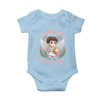 This Girl Loves Saint Michael Baby Onesie Religious Faith Gift