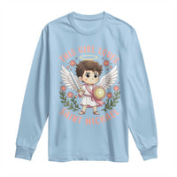 This Girl Loves Saint Michael Long Sleeve Shirt Religious Faith Gift