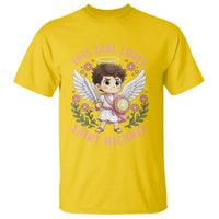 This Girl Loves Saint Michael T Shirt Religious Faith Gift