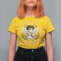 This Girl Loves Saint Michael T Shirt For Women Religious Faith Gift