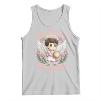 This Girl Loves Saint Michael Tank Top Religious Faith Gift