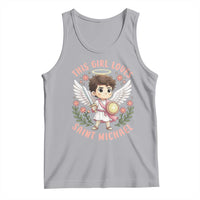 This Girl Loves Saint Michael Tank Top Religious Faith Gift