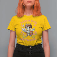 This Girl Loves Saint Michael T Shirt For Women Catholic Faith Gift