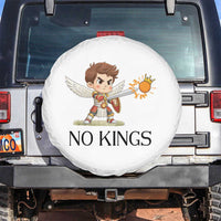No Kings Spare Tire Cover Funny Saint Michael Topples The Crown