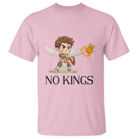 No Kings T Shirt Funny Saint Michael Topples The Crown