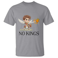 No Kings T Shirt Funny Saint Michael Topples The Crown