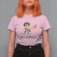 No Kings T Shirt For Women Funny Saint Michael Topples The Crown