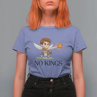 No Kings T Shirt For Women Funny Saint Michael Topples The Crown