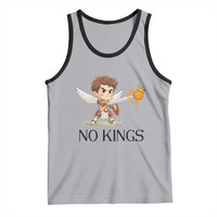 No Kings Tank Top Funny Saint Michael Topples The Crown