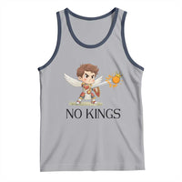 No Kings Tank Top Funny Saint Michael Topples The Crown
